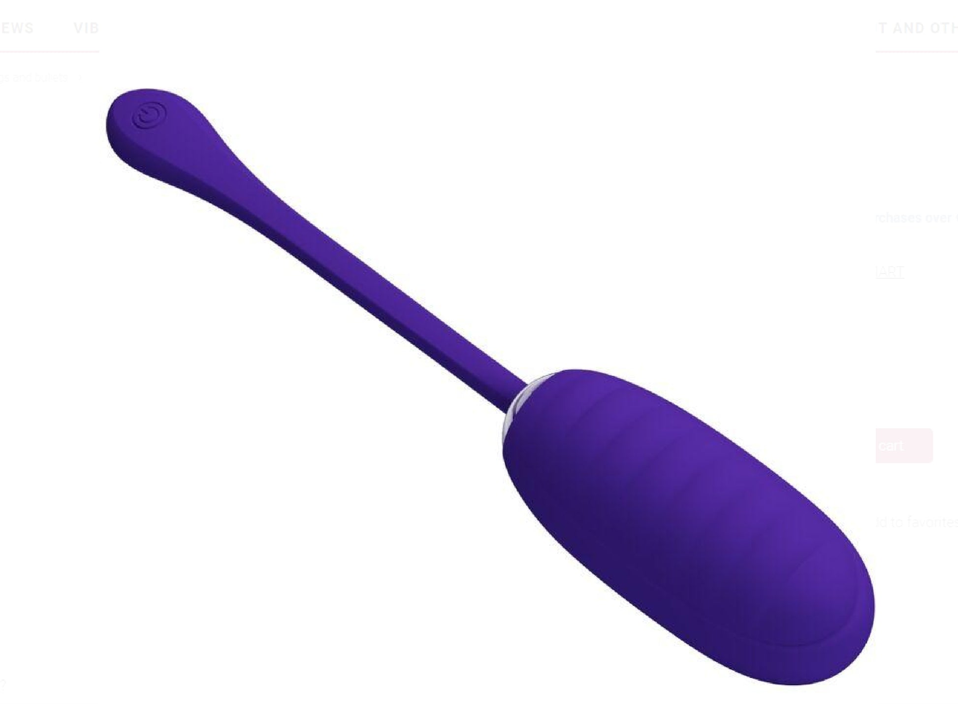 Kirk Rechargeable Vibrating Egg - Purple | 6959532334876 | Available at EroticWarehouse.com