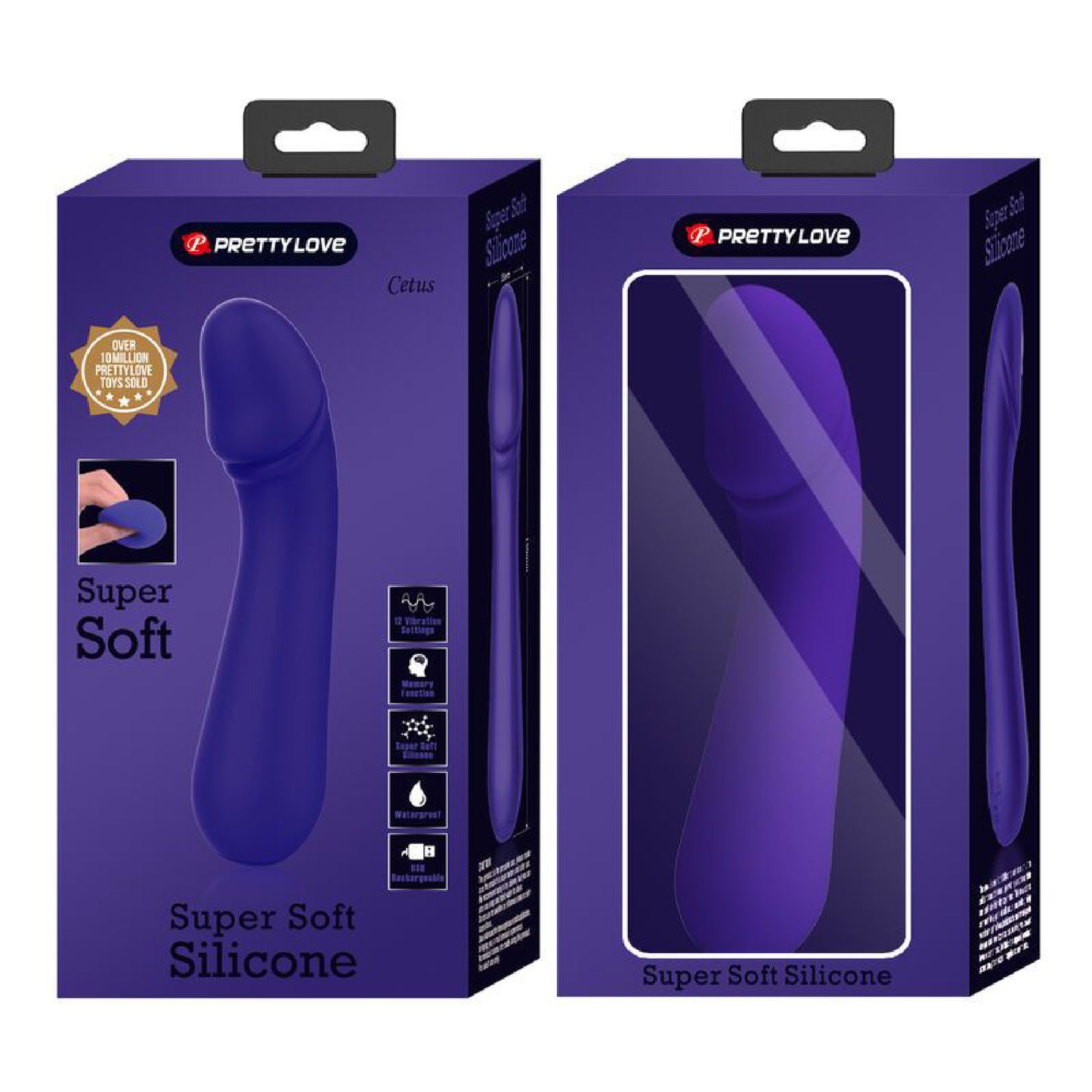 Cetus Rechargeable Vibrator - Purple | 6959532334845 | Available at EroticWarehouse.com