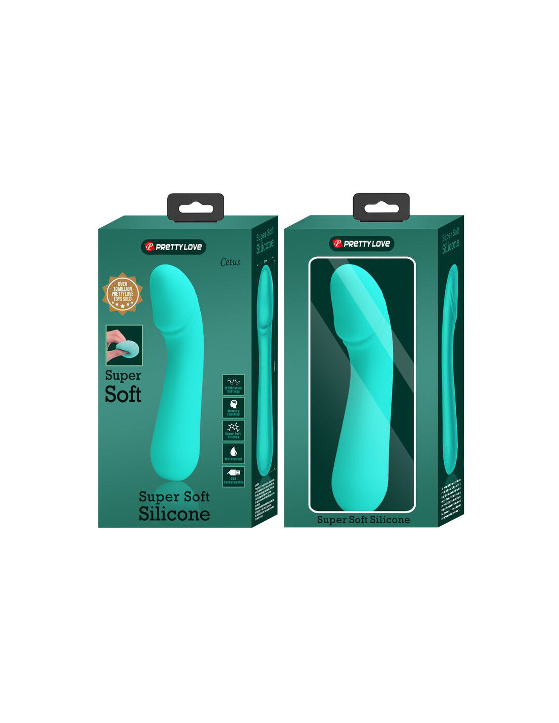 Cetus Rechargeable Vibrator - Turquoise | 6959532335002 | Available at EroticWarehouse.com
