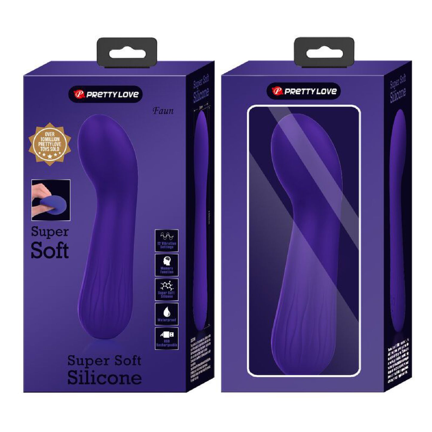 Faun Rechargeable Vibrator - Purple | 6959532334869 | Available at EroticWarehouse.com