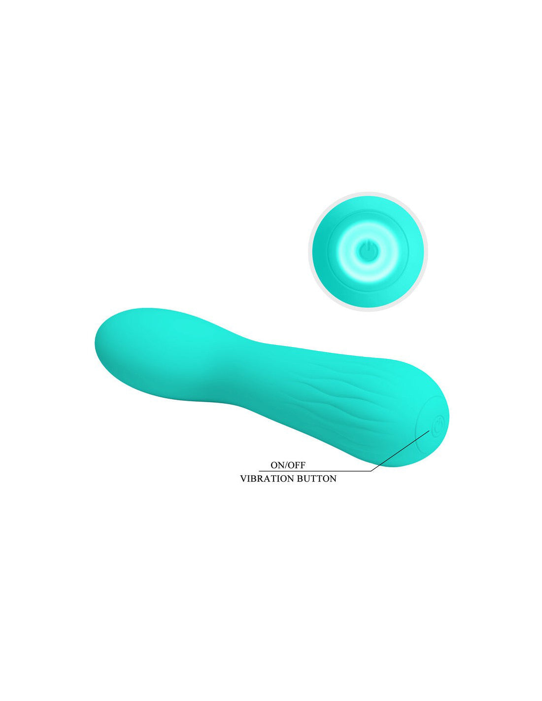 Faun Rechargeable Vibrator - Turquoise | 6959532335019 | Available at EroticWarehouse.com