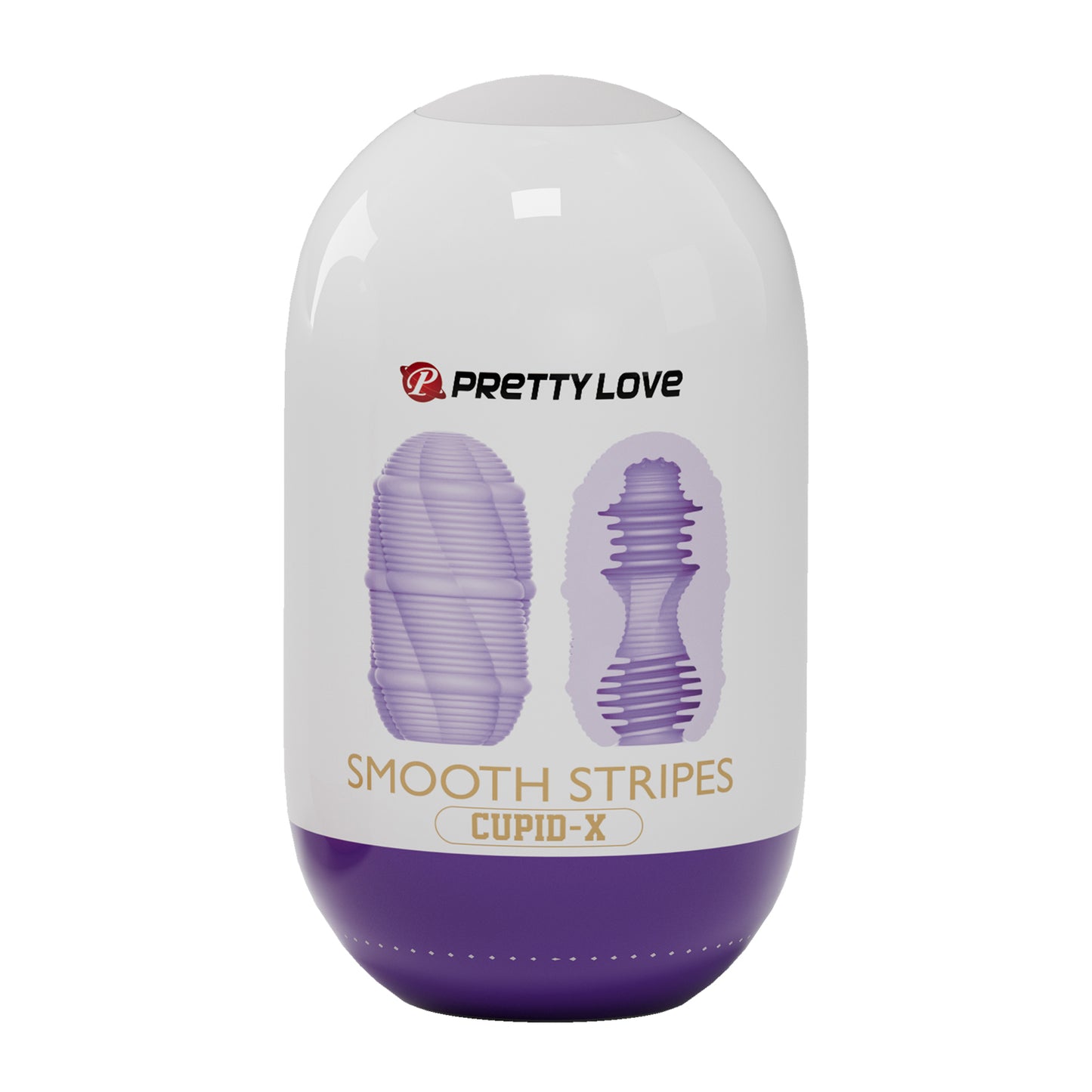 Pretty Love - Smooth Stripes Cupid-X - Purple | 6959532326826 | Available at EroticWarehouse.com