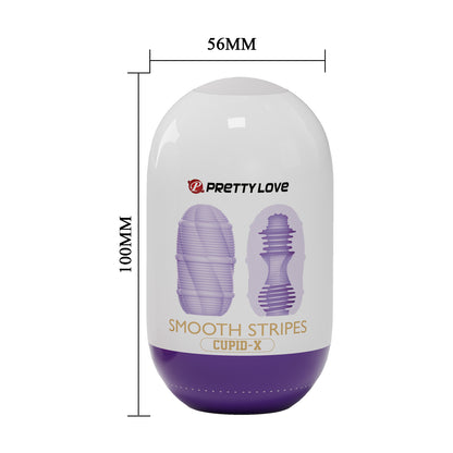 Pretty Love - Smooth Stripes Cupid-X - Purple | 6959532326826 | Available at EroticWarehouse.com