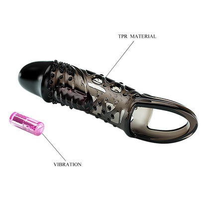 Pretty Love Penis Sleeve Cecelia - Black | 6959532333817 | Available at EroticWarehouse.com