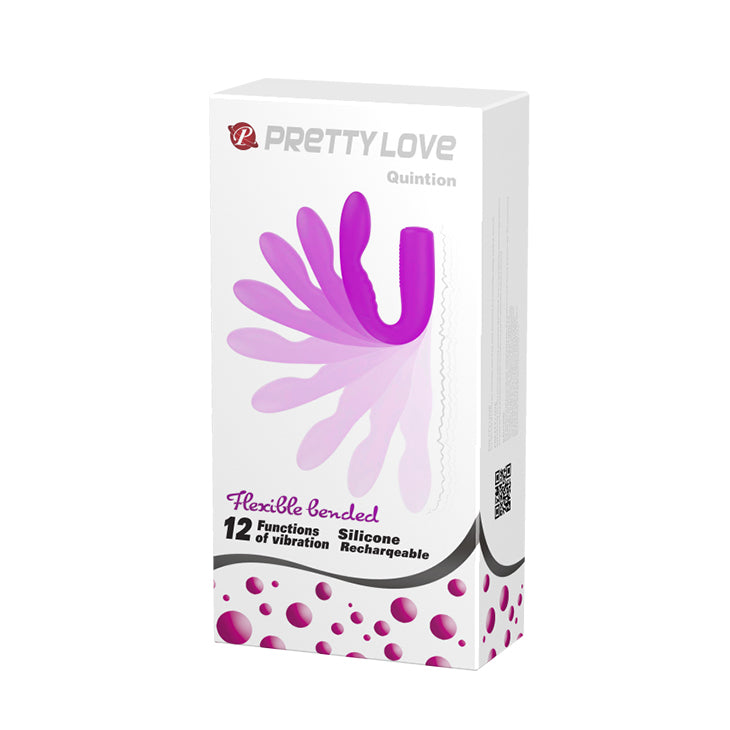 Pretty Love Quintion Flexible Bend Rechargeable Vibe | 6959532322712 | Available at EroticWarehouse.com