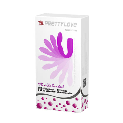 Pretty Love Quintion Flexible Bend Rechargeable Vibe | 6959532322712 | Available at EroticWarehouse.com