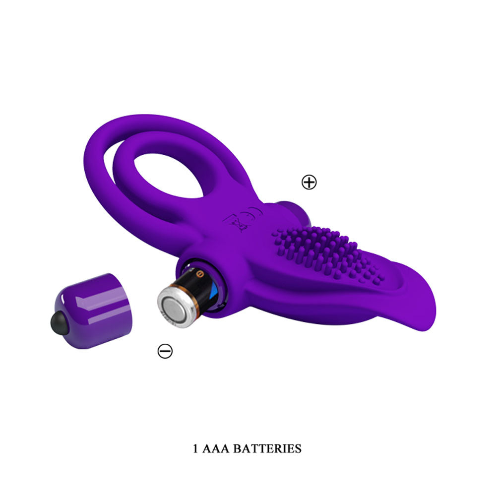 Pretty Love Vibrant Penis Ring - Purple | 6959532324211 | Available at EroticWarehouse.com