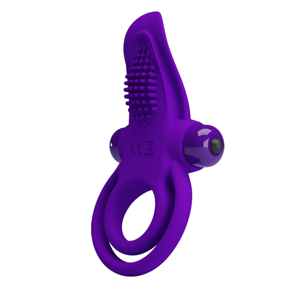 Pretty Love Vibrant Penis Ring - Purple | 6959532324211 | Available at EroticWarehouse.com