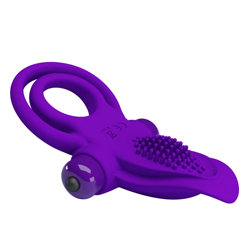 Pretty Love Vibrant Penis Ring - Purple | 6959532324211 | Available at EroticWarehouse.com