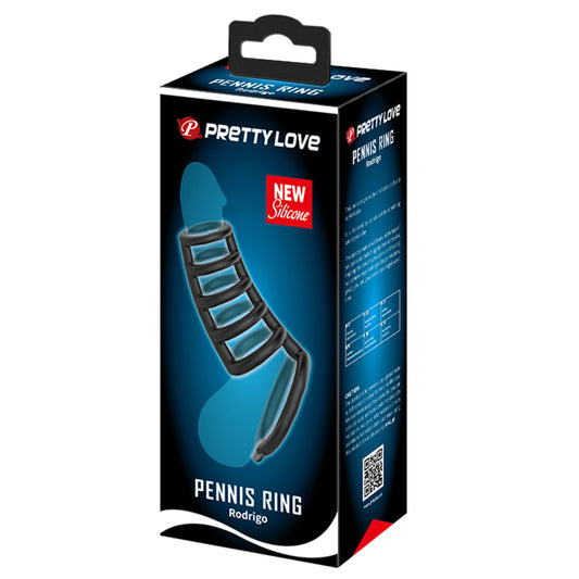 Pretty Love Penis Ring Rodrigo- Black | 6959532325898 | Available at EroticWarehouse.com