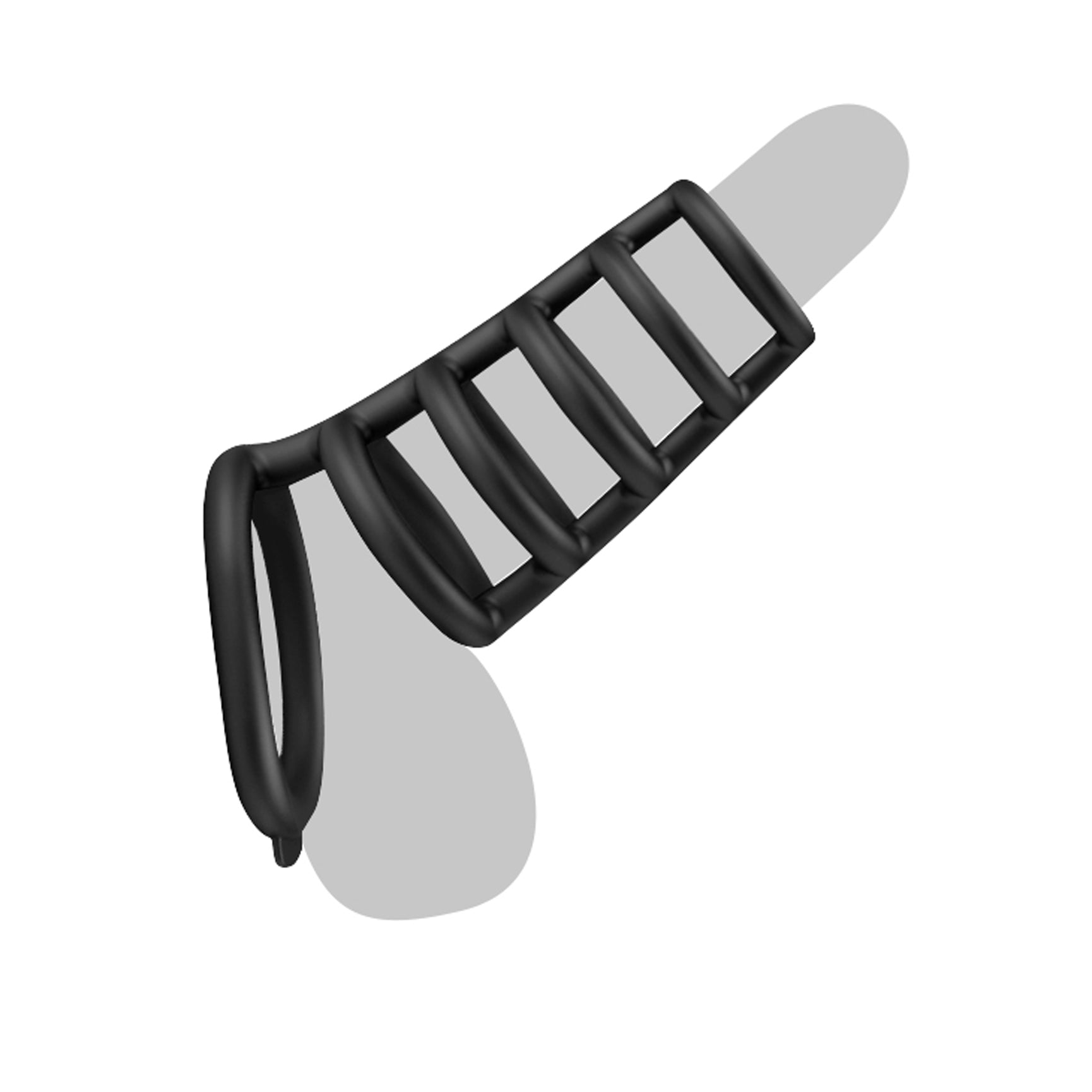 Pretty Love Penis Ring Rodrigo- Black | 6959532325898 | Available at EroticWarehouse.com