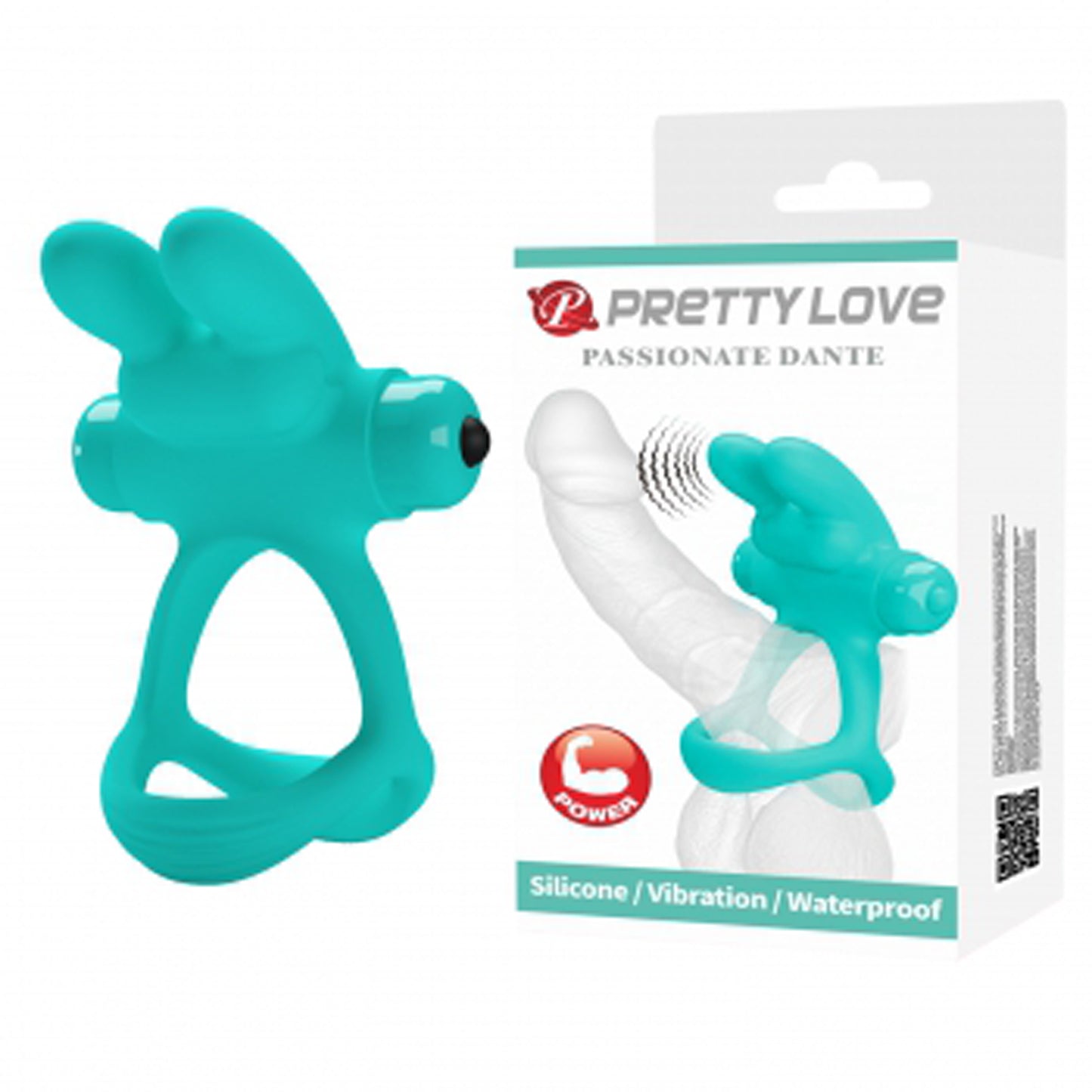 Passionate Dante Penis Ring - Turquoise | 6959532328943 | Available at EroticWarehouse.com
