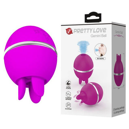 Pretty Love - Gemini Ball - Fuchsia | 6959532327847 | Available at EroticWarehouse.com