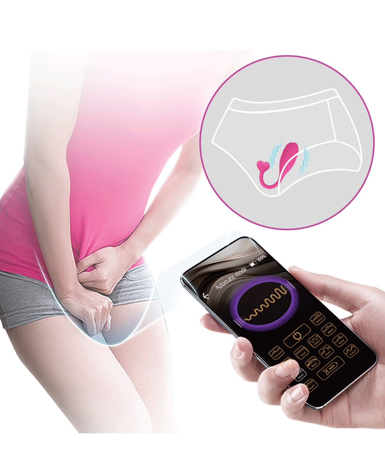 Pretty Love - Fisherman - Pink | 6959532334524 | Available at EroticWarehouse.com