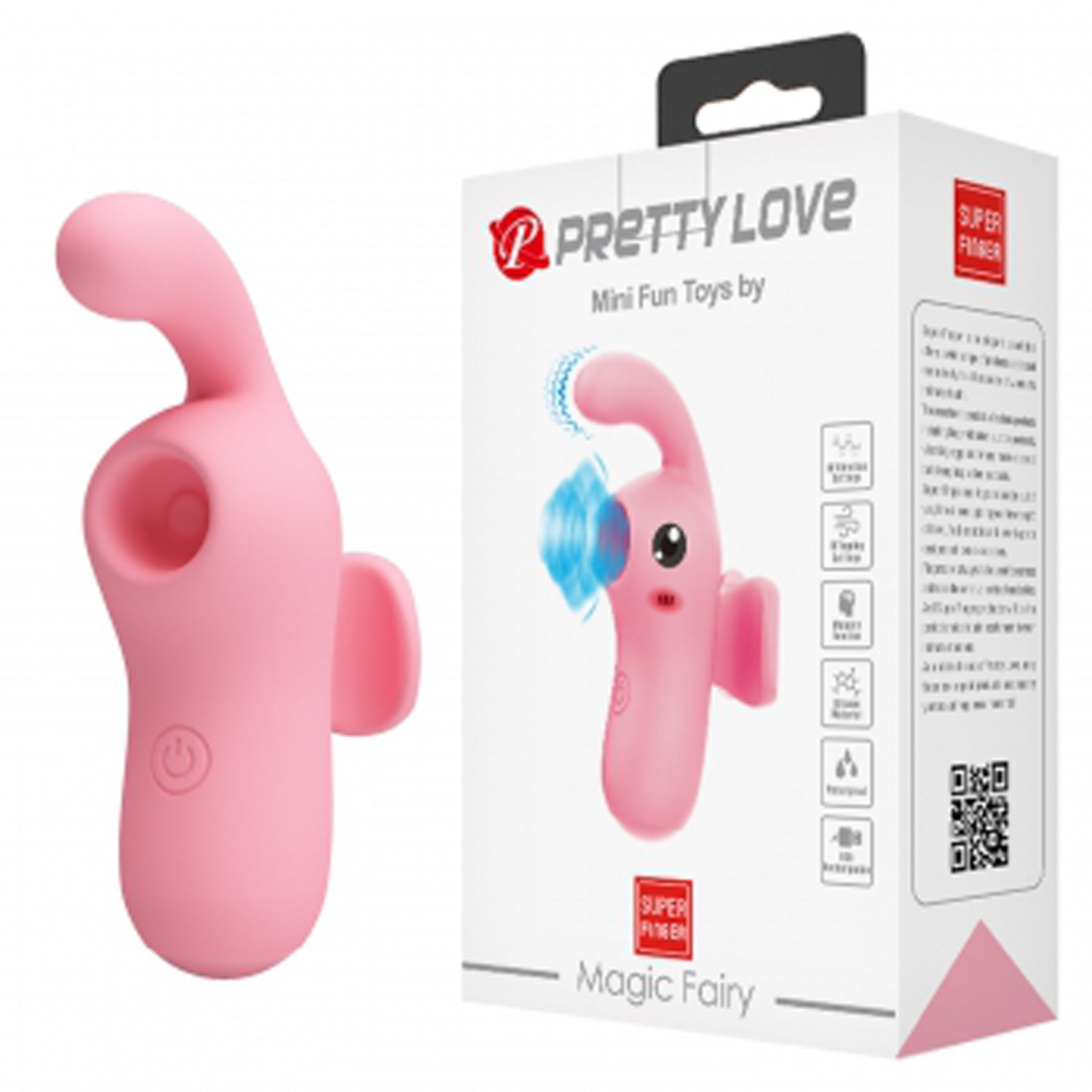 Magic Fairy Finger Vibrator - Pink | 6959532360745 | Available at EroticWarehouse.com