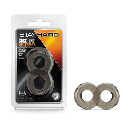 Stay Hard - Cock Ring and Ball Strap - Black | 850002870398 | Available at EroticWarehouse.com