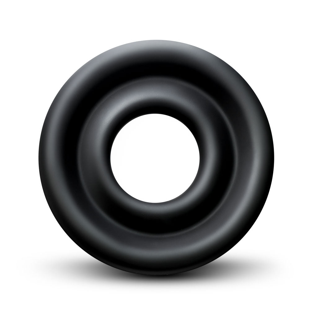 Performance - Silicone Pump Sleeve - Medium - Black by Blush 850002870107 available at EroticWarehouse.com