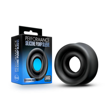 Performance - Silicone Pump Sleeve - Large - Black | 850002870091 | Available at EroticWarehouse.com
