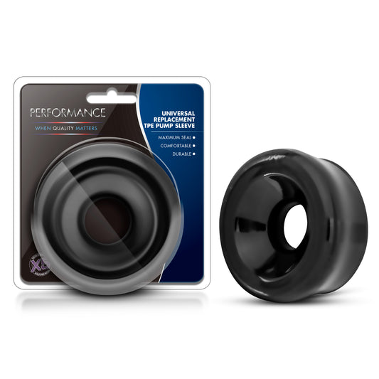 Performance Universal Replacement TPE Pump Sleeve - Black | 850002870176 | Available at EroticWarehouse.com