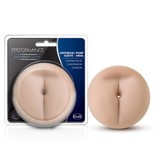 Performance - Universal Pump Sleeve - Anal - Vanilla | 850002870114 | Available at EroticWarehouse.com