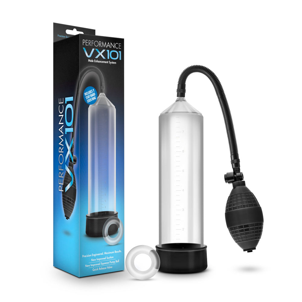 Performance - Vx101 Male Enhancement Pump - Clear | 853858007796 | Available at EroticWarehouse.com