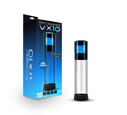 Performance - Vx10 - Smart Pump - Clear | 850002870299 | Available at EroticWarehouse.com
