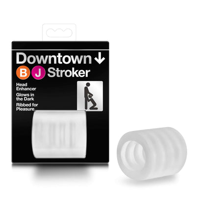 X5 Men - Downtown BJ Stroker - Clear | 702730682838 | Available at EroticWarehouse.com