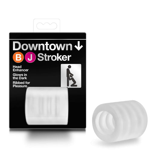 X5 Men - Downtown BJ Stroker - Clear | 702730682838 | Available at EroticWarehouse.com