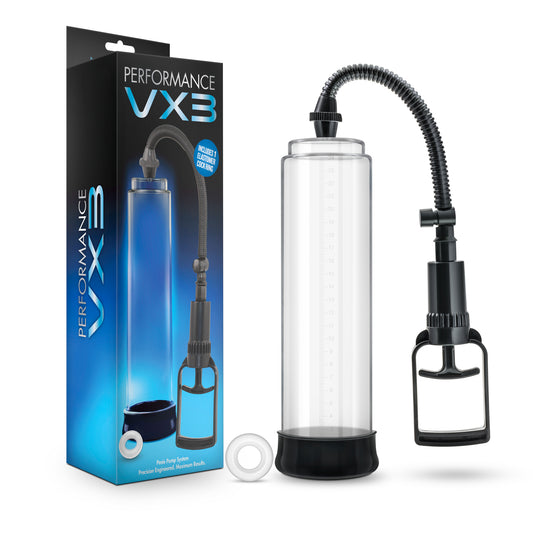 Performance Vx3 - Male Enhancement Pump System - Clear | 853858007154 | Available at EroticWarehouse.com