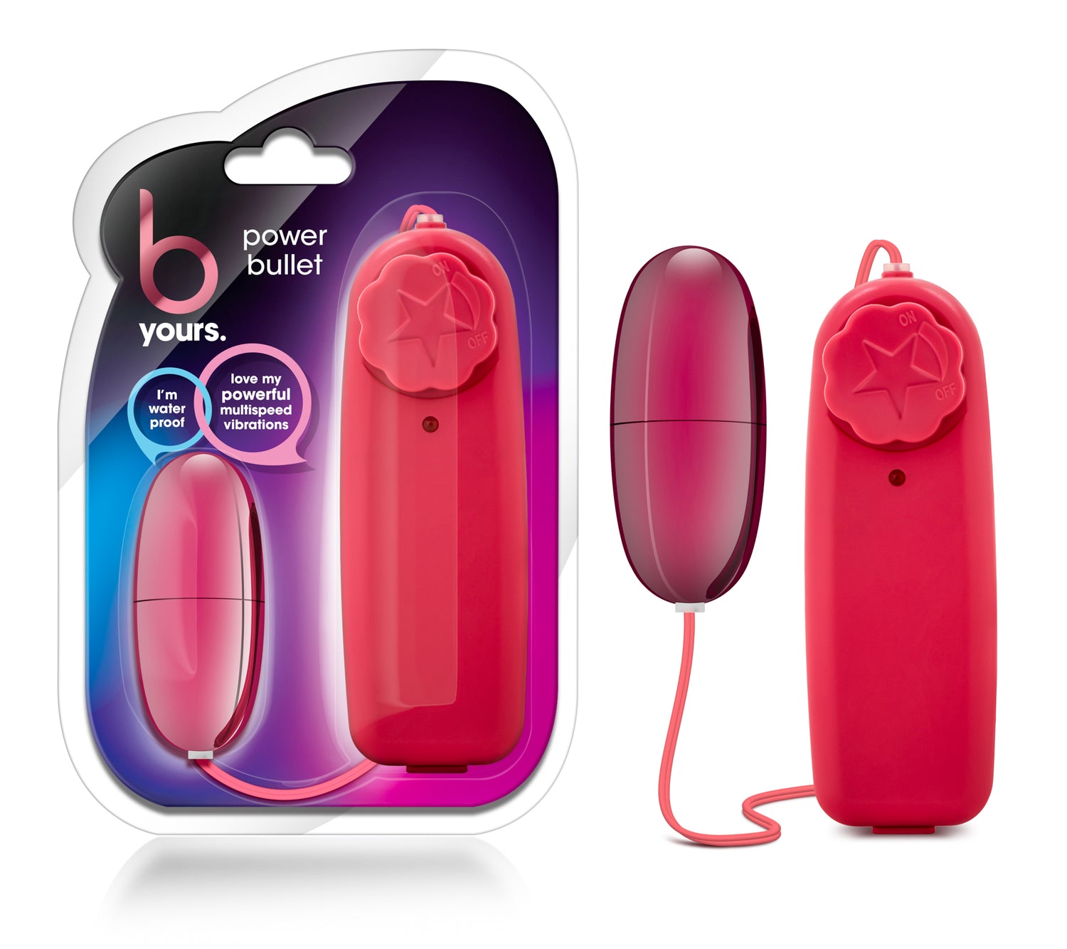 B Yours Power Bullet - Cerise | 702730681725 | Available at EroticWarehouse.com