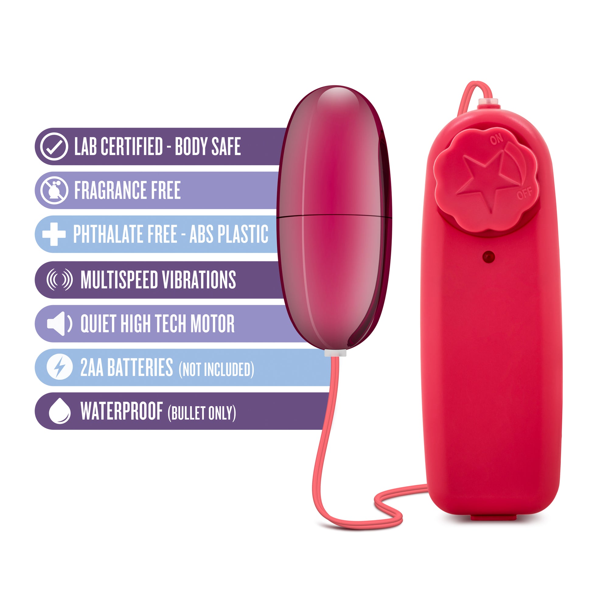 B Yours Power Bullet - Cerise | 702730681725 | Available at EroticWarehouse.com