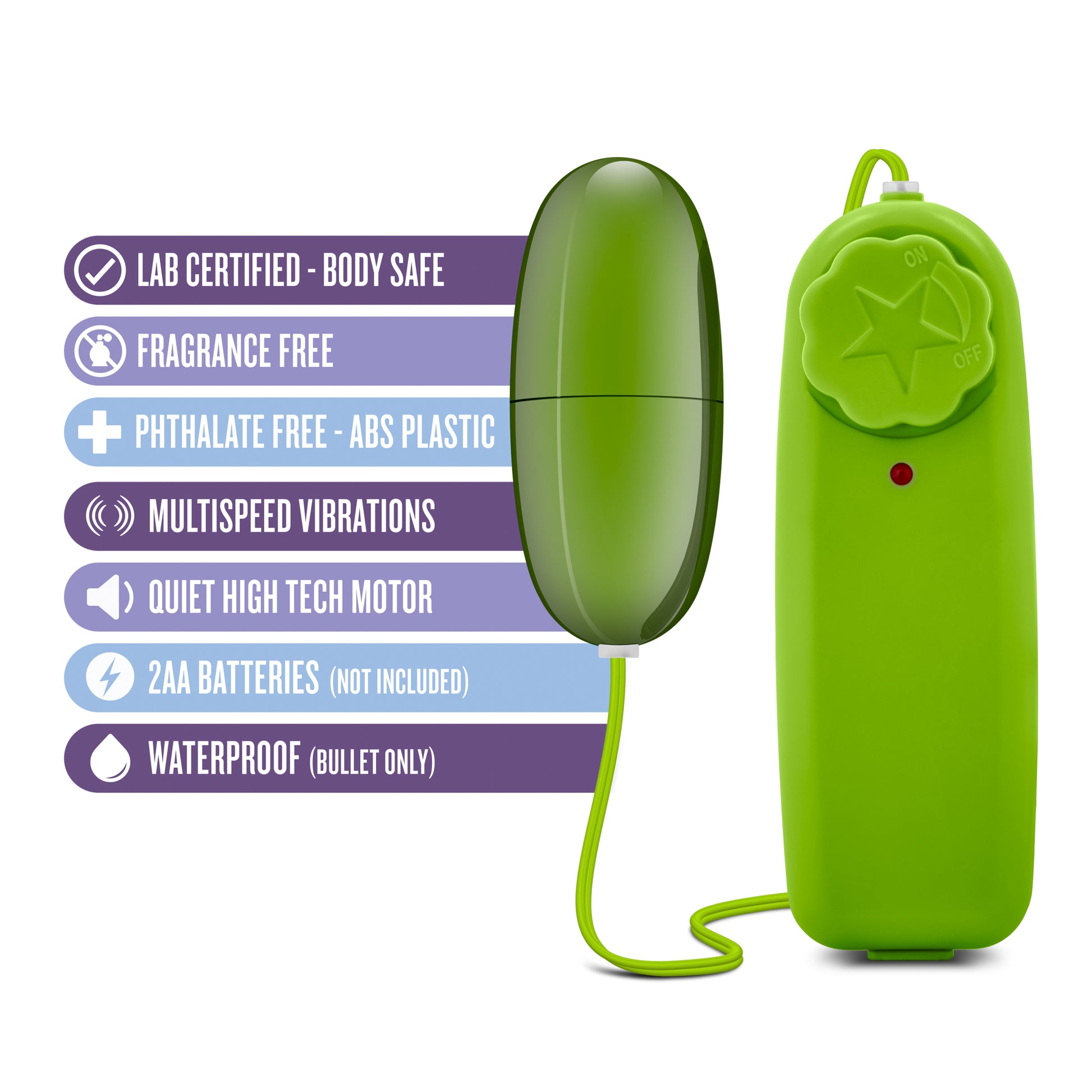B Yours Power Bullet - Lime | 702730681749 | Available at EroticWarehouse.com
