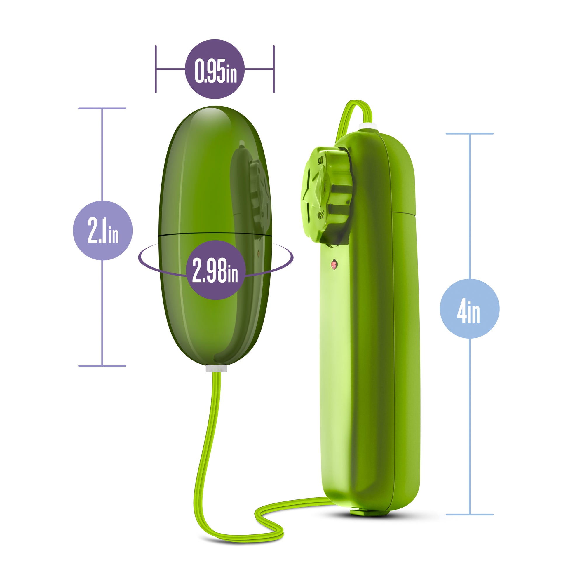 B Yours Power Bullet - Lime | 702730681749 | Available at EroticWarehouse.com