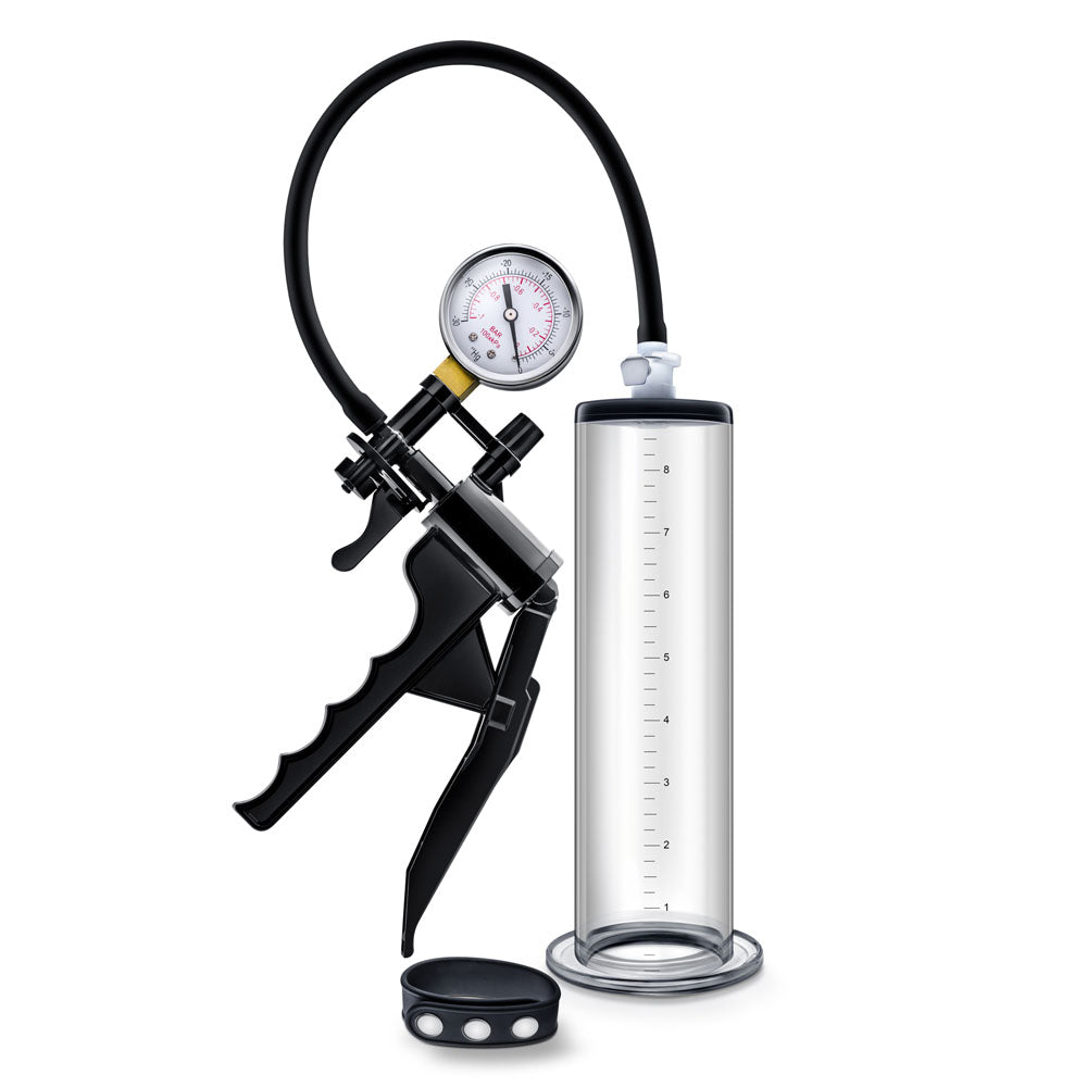 Performance - Vx8 Premium Penis Pump System With Silicone Cock Strap - Clear | 853858007888 | Available at EroticWarehouse.com
