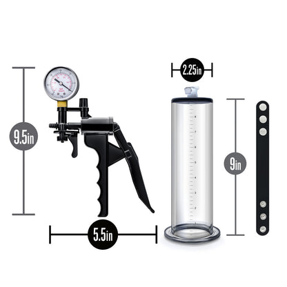Performance - Vx8 Premium Penis Pump System With Silicone Cock Strap - Clear | 853858007888 | Available at EroticWarehouse.com