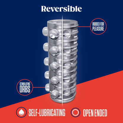 Rize - Swich - Glow in the Dark Self -Lubricating Stroker - Clear | 819835029274 | Available at EroticWarehouse.com