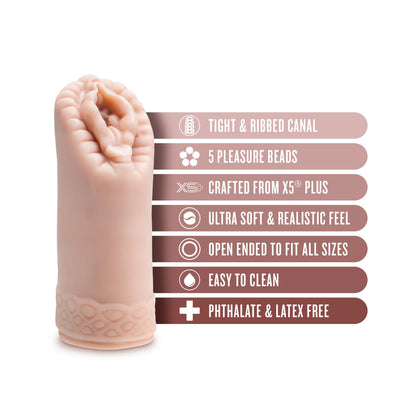 Alyssa AI Pussy Style Stroker With Pleasure Beads | 810138370100 | Available at EroticWarehouse.com