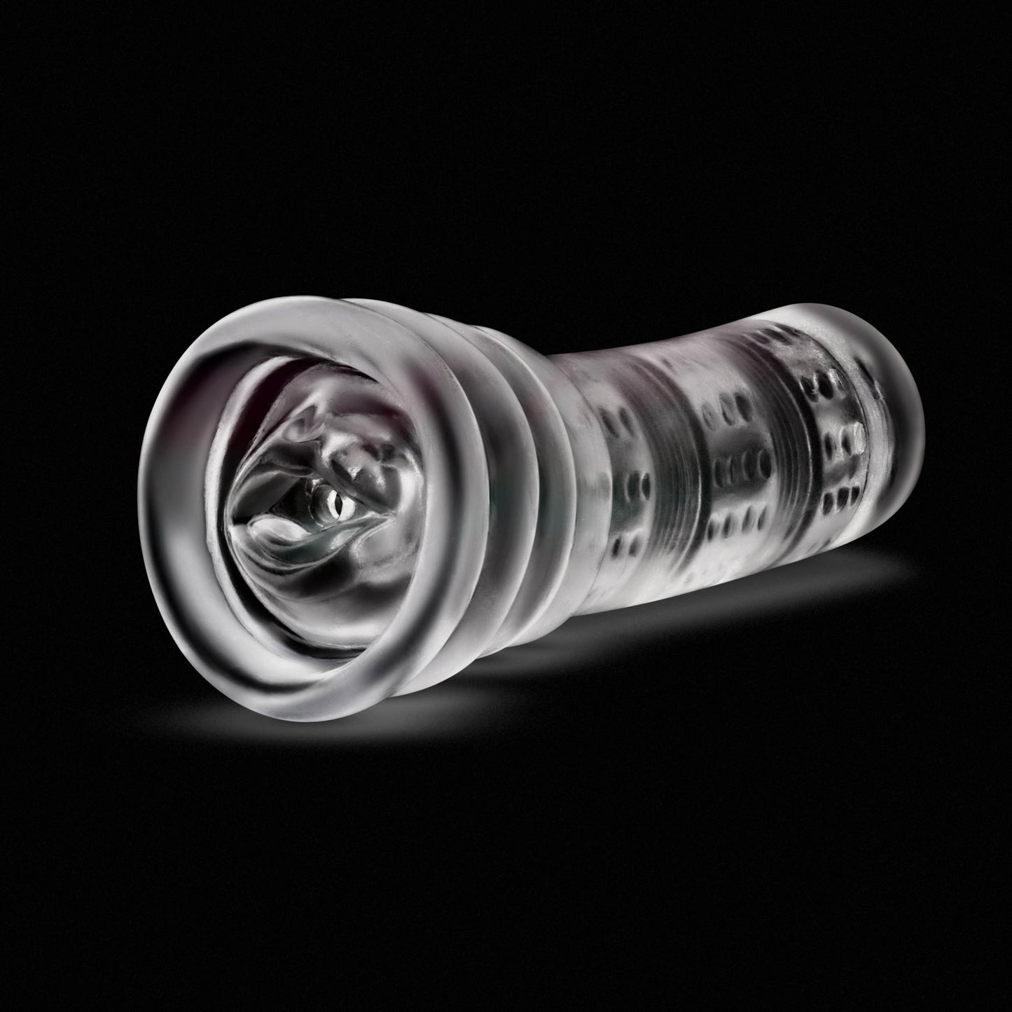 Rize - Luz - Glow in the Dark Self- Lubricating Stroker - Clear | 819835029267 | Available at EroticWarehouse.com