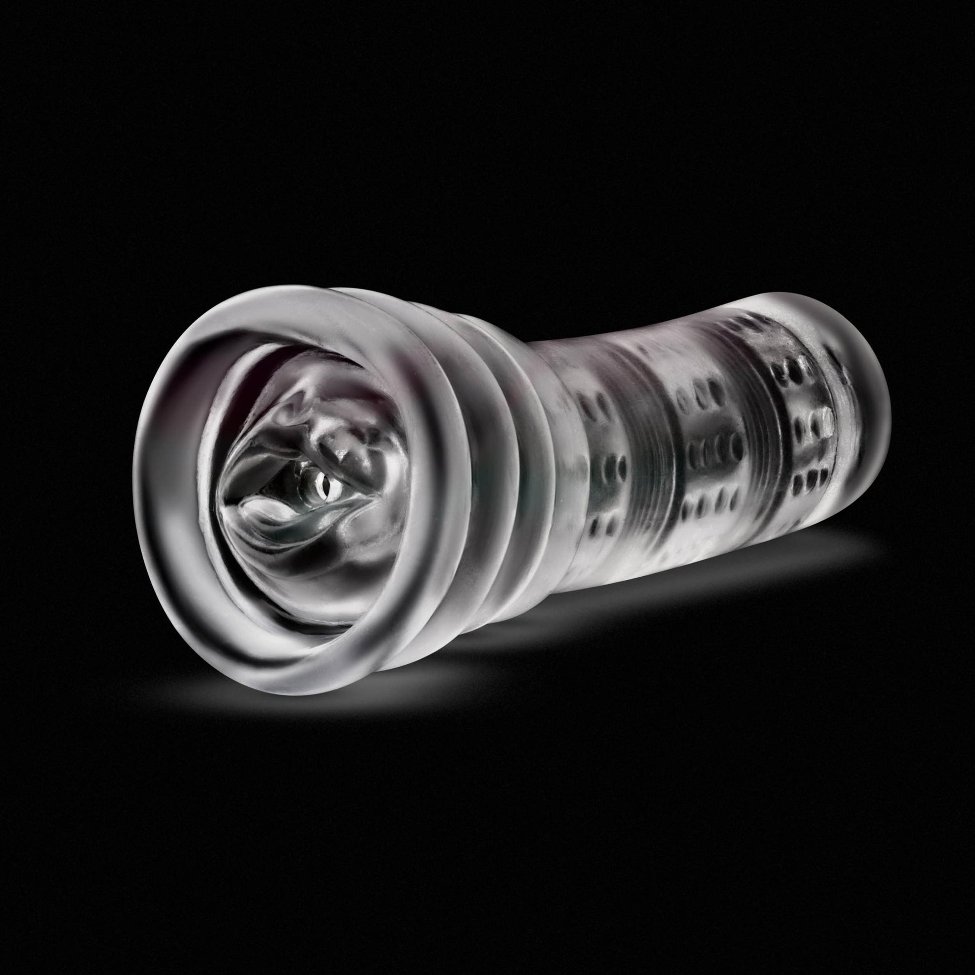 Rize - Luz - Glow in the Dark Self- Lubricating Stroker - Clear | 819835029267 | Available at EroticWarehouse.com