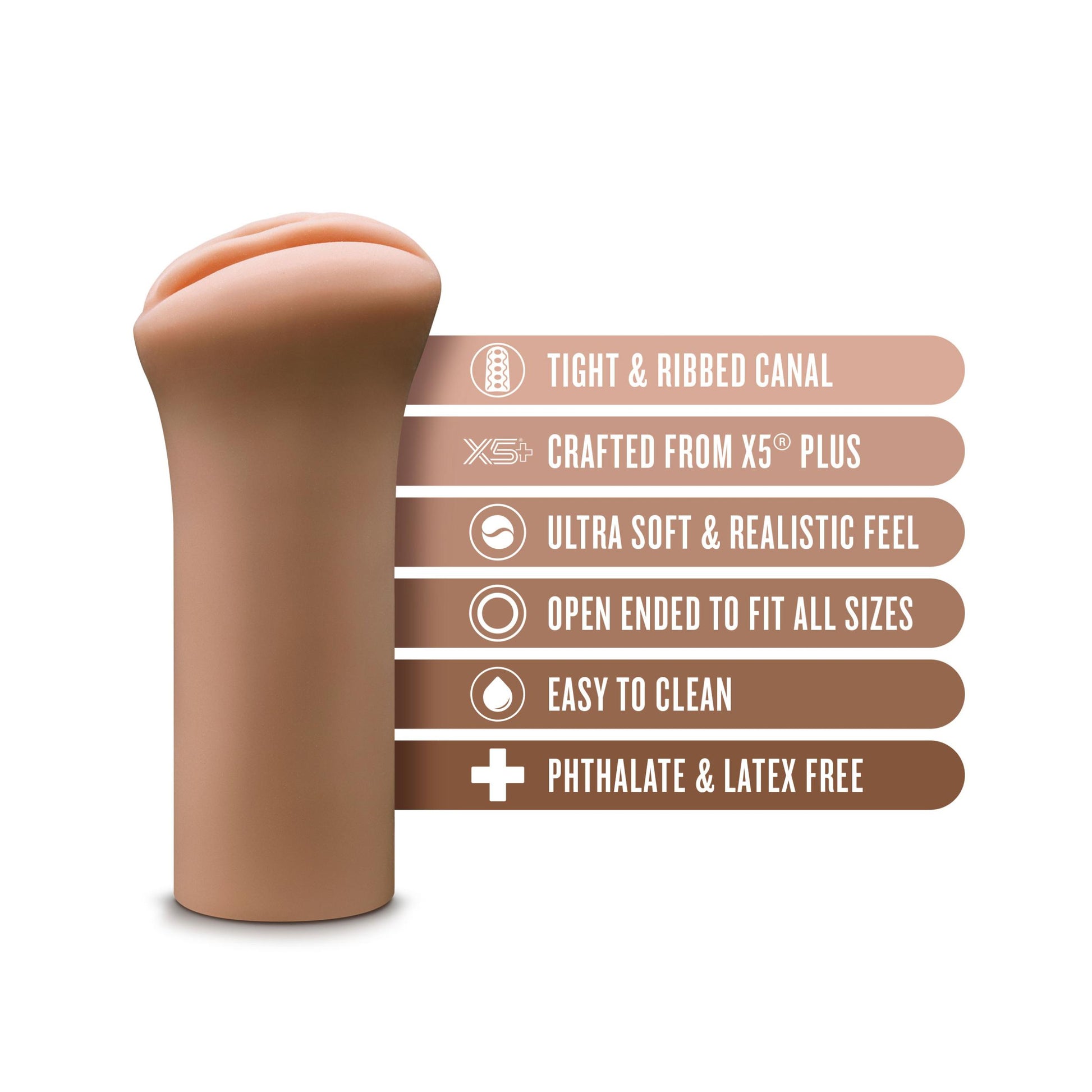 Enlust - Molly AI Pussy Style Stroker - Tan | 810138370018 | Available at EroticWarehouse.com