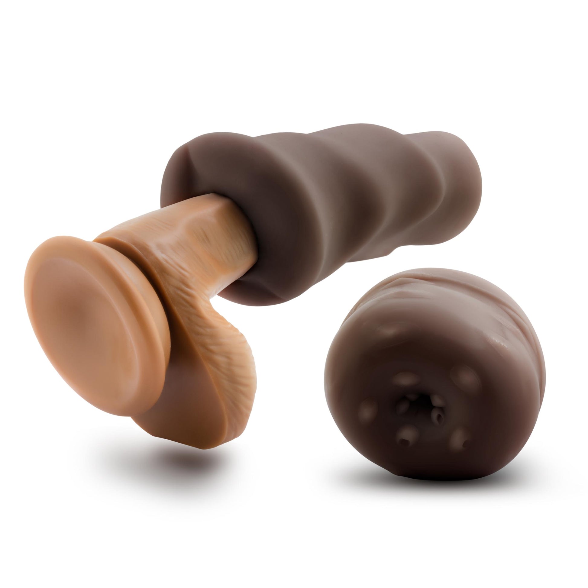 Hot Chocolate - Nicole's Rear - Ass Style Stroker - Chocolate | 819835021117 | Available at EroticWarehouse.com