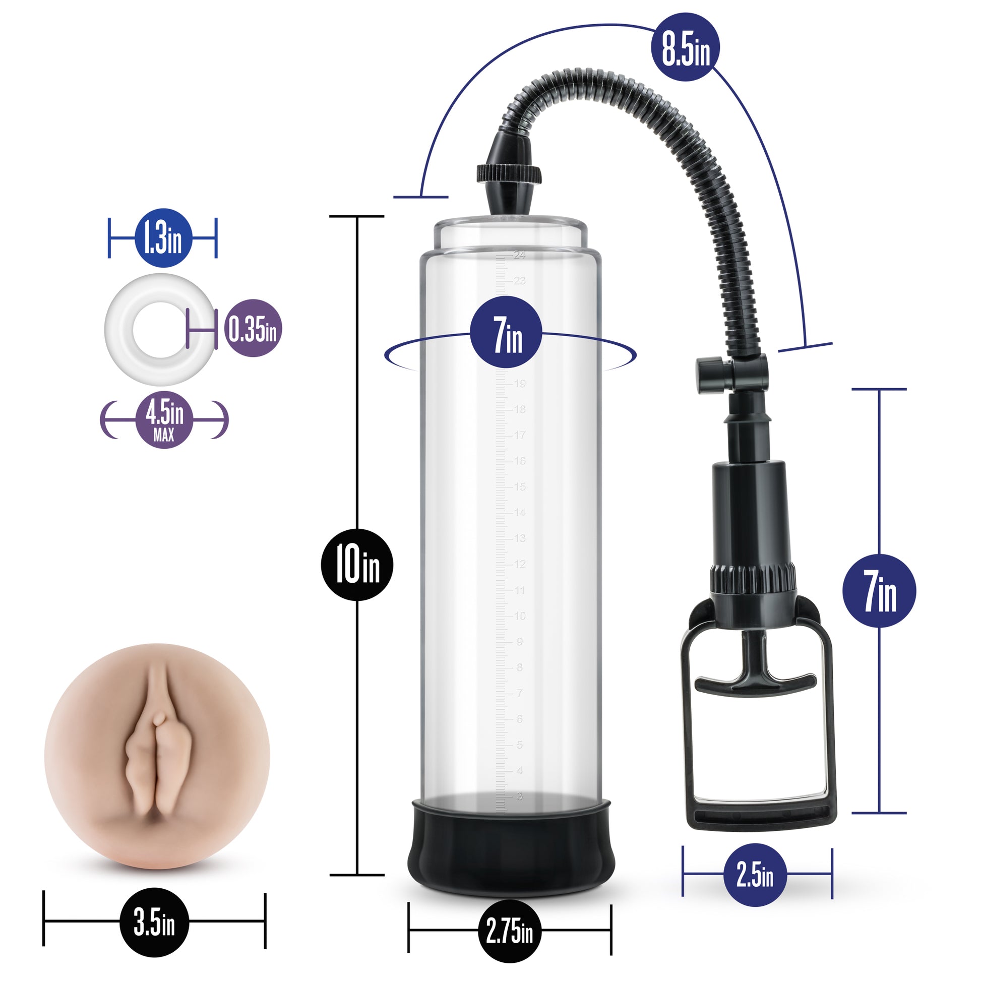 Performance - Vx5 Male Enhancement Pump System - Clear | 853858007222 | Available at EroticWarehouse.com