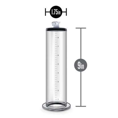 Performance Cylinder - 9 Inch X 1.75 Inch Penis Pump Cylinder – Clear | 853858007840 | Available at EroticWarehouse.com