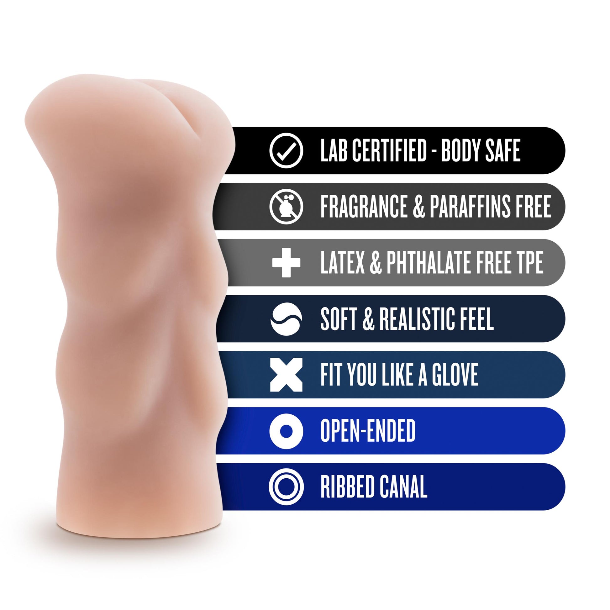 X5 Men - Ass Stroker - Vanilla | 819835021100 | Available at EroticWarehouse.com