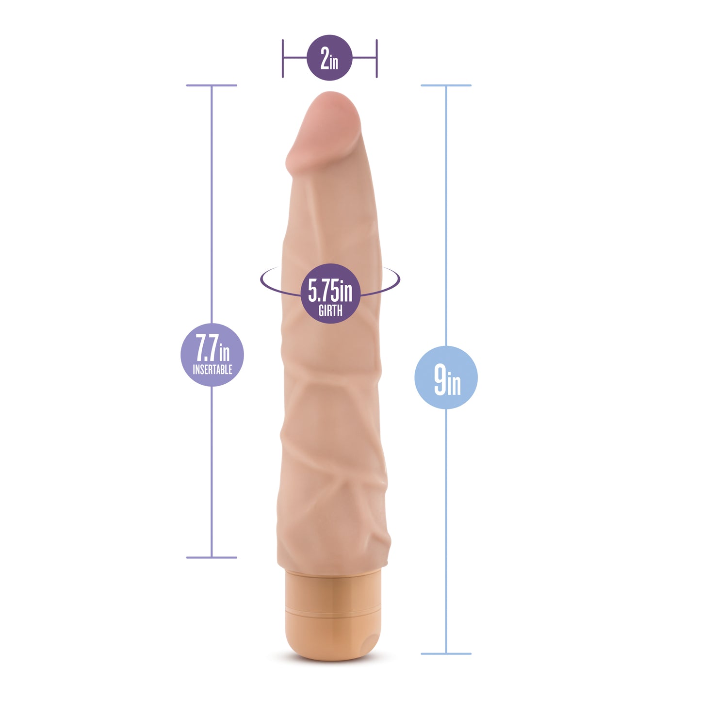 Dr. Skin - Cock Vibe # 1 - Beige | 735380100735 | Available at EroticWarehouse.com