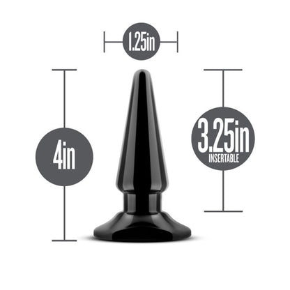Anal Adventures - Basic Vibrating Anal Pleaser - Black | 819835025023 | Available at EroticWarehouse.com