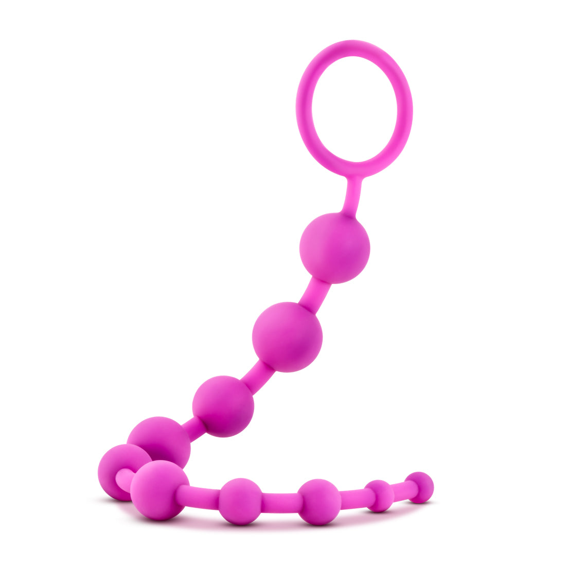 Luxe Silicone 10 Beads - Fuchsia | 702730691311 | Available at EroticWarehouse.com