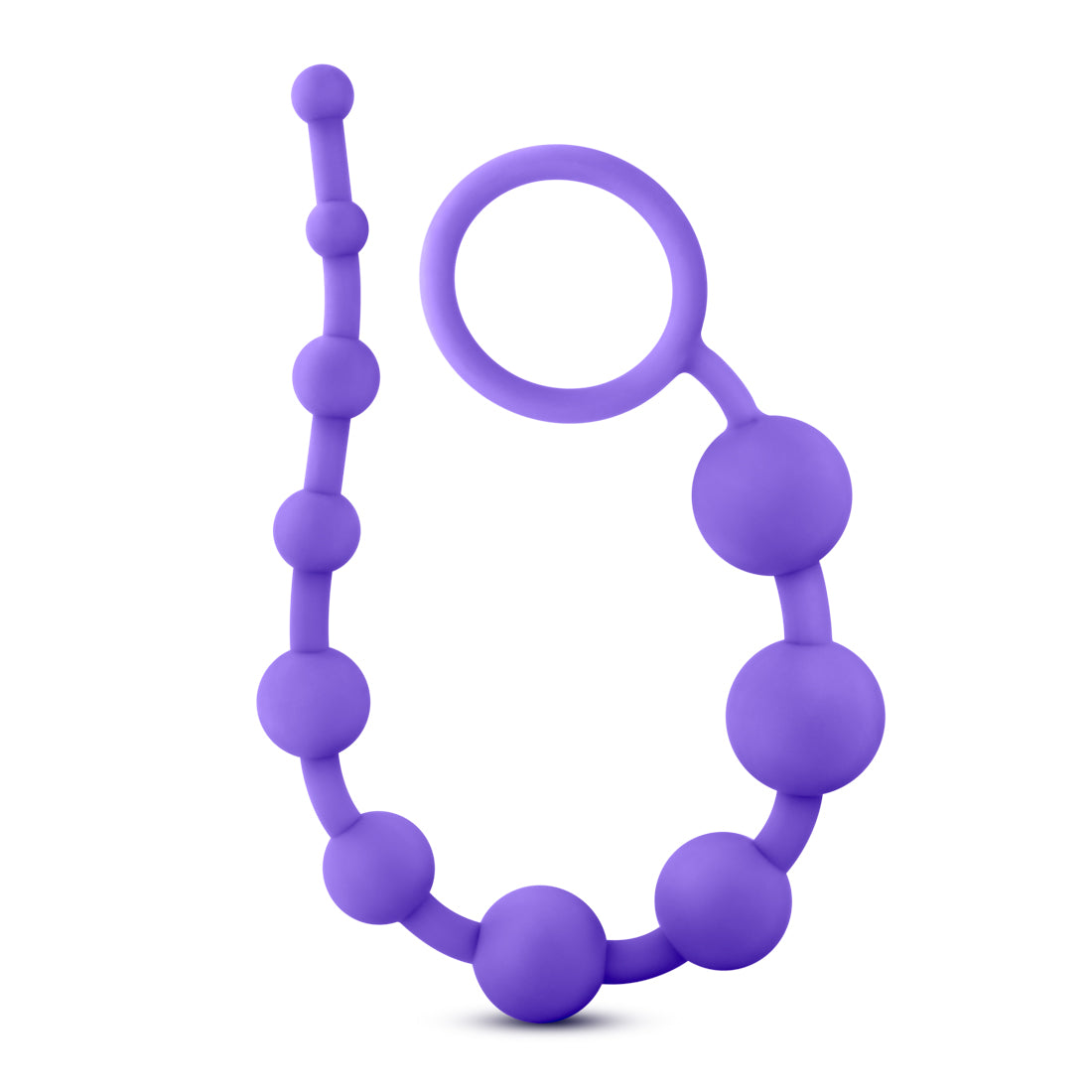Luxe Silicone 10 Beads - Purple | 702730697269 | Available at EroticWarehouse.com