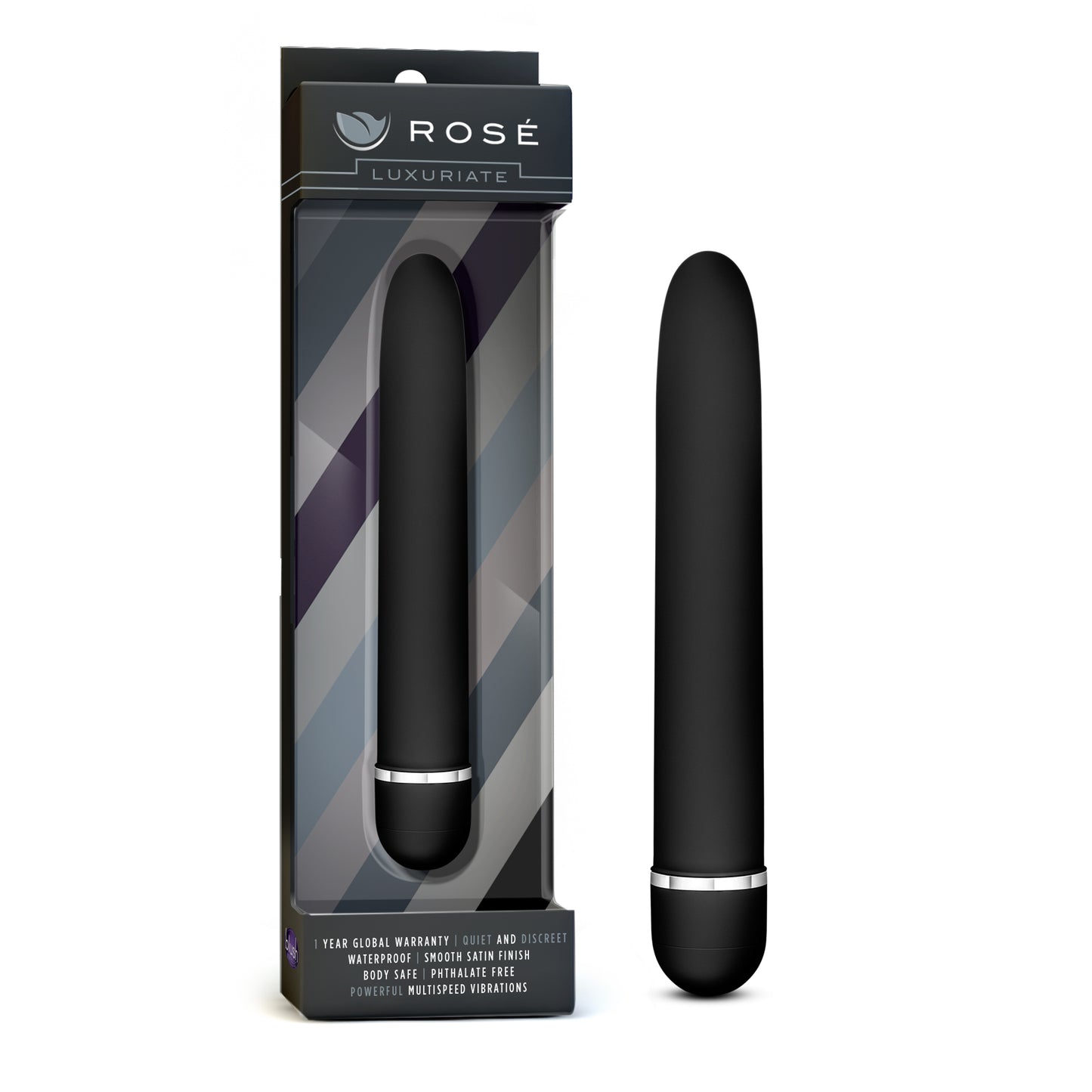 Rose - Luxuriate - Black | 735380112653 | Available at EroticWarehouse.com