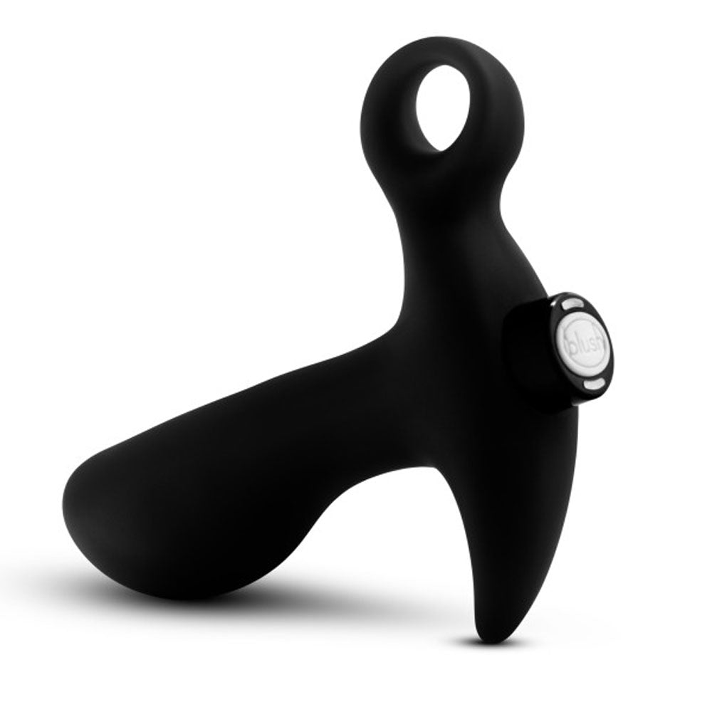 Anal Adventures - Platinum - Silicone Vibrating Prostate Massager 01 - Black | 819835025047 | Available at EroticWarehouse.com